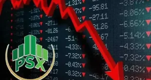 تیل کے جھٹکے سے کے ایس ای 100 انڈیکس 993 پوائنٹس گر گیا